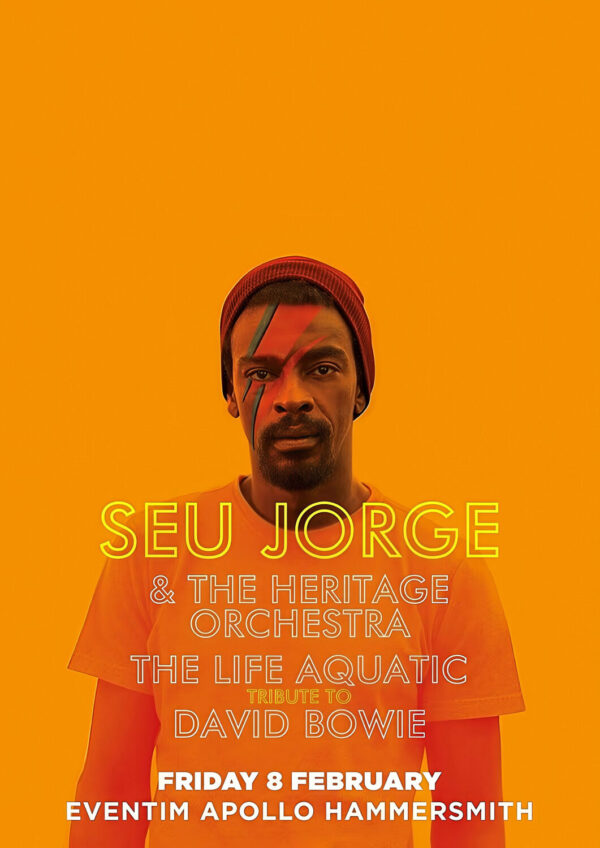 SEU JORGE The Life Aquatic 2008 Tour LONDON Hammersmith Apollo Poster Print