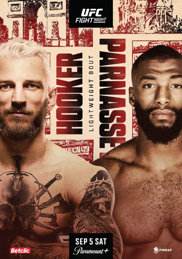 UFC Fight Night PARIS: Dan Hooker vs. Salahdine Parnasse 2026 Fight UFC Paris Poster Print