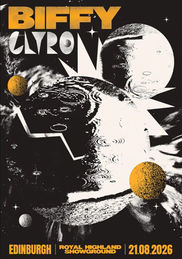 BIFFY CLYRO Futique 2026 UK Tour EDINBURGH Royal Highlands Showgrounds - 21 August 2026 Poster Print