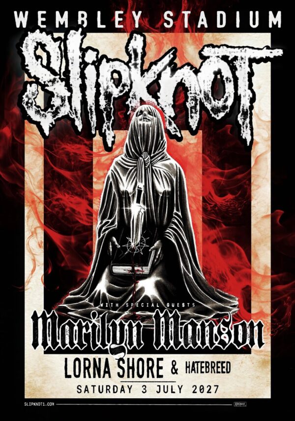 SLIPKNOT (sic)EST 2027 Stadium Tour LONDON Wembley Stadium - 3 July 2027 Poster Print