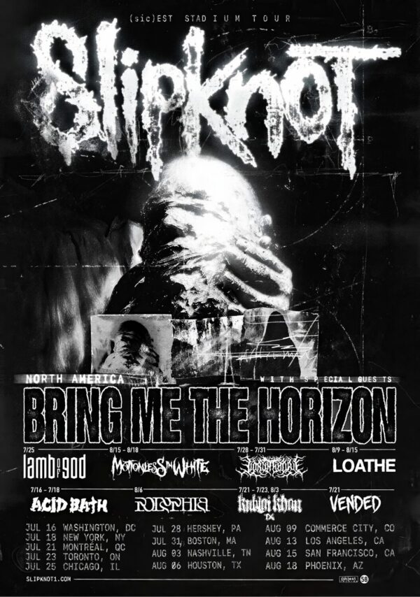 SLIPKNOT (sic)EST North America 2027 Stadium Tour Poster Print