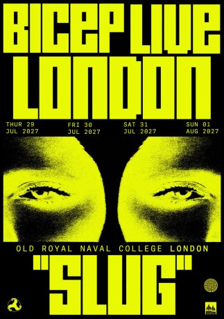 BICEP Live SLUG 2027 Tour LONDON Old Royal Navel College Poster Print