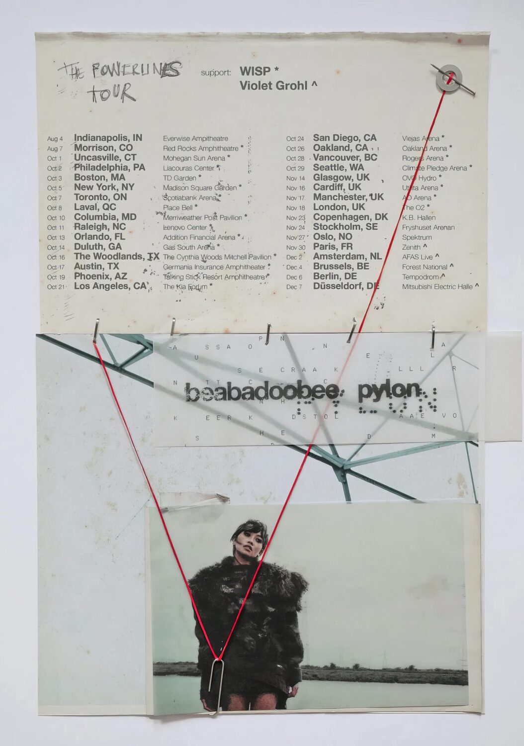 BEABADOOBEE Pylon 2026 World Tour Poster Print