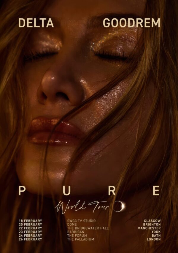 DELTA GOODREM Pure 2027 UK Tour Poster