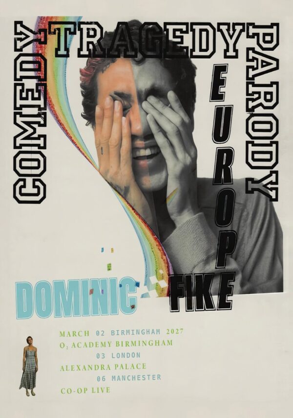 DOMINIC FIKE Comedy Tragedy Parody 2027 UK Arena Tour Poster Print