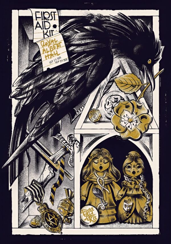 FIRST AID KIT (band) Stay Gold Symphony 2026 Tour LONDON Royal Albert Hall Poster Print