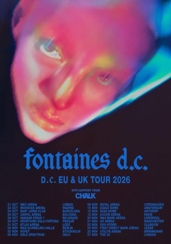 FONTAINES D.C. Dopamine Chamber 2026 UK & Europe Poster