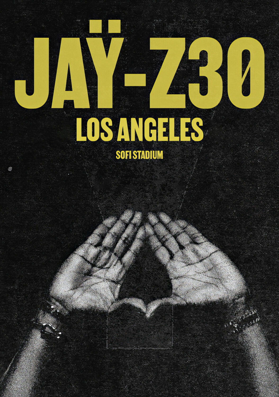 JAY Z 30 Tour 2026 LOS ANGELES SoFi Stadium Poster Print