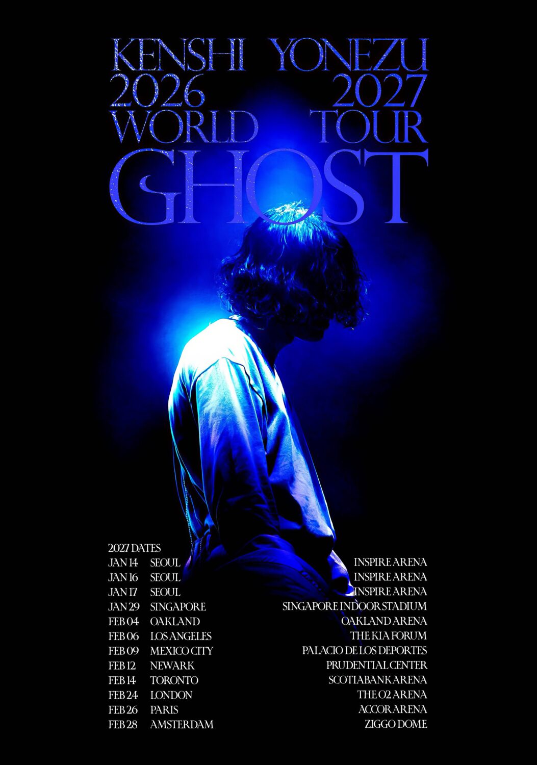 KENSHI YONEZU Ghost 2027 World Tour Poster Print