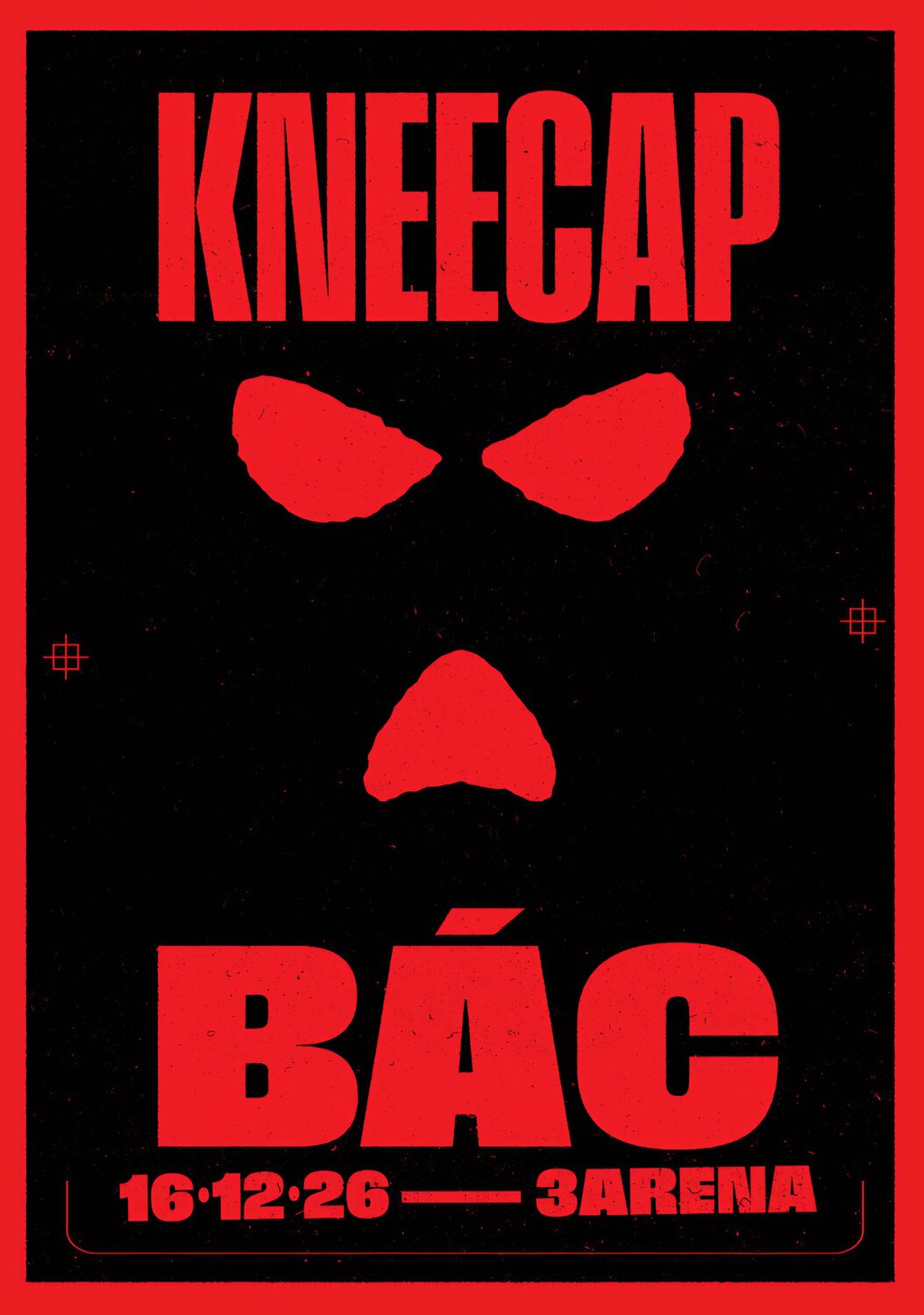 KNEECAP Fenian 2026 Tour DUBLIN 3Arena Poster