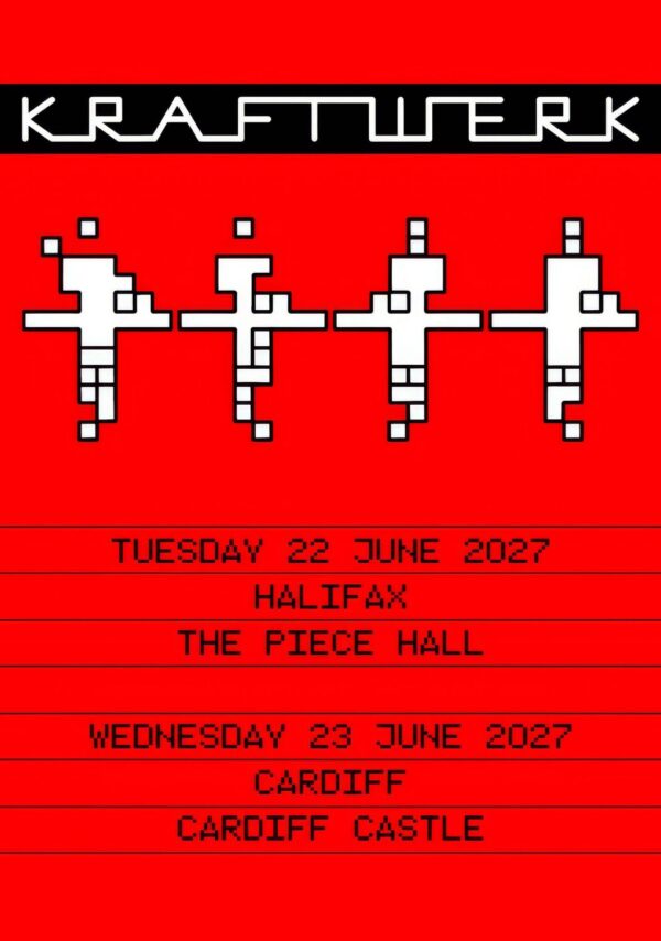 KRAFTWERK Multimedia 2027 UK Tour HALIFAX - CARDIFF Poster Print