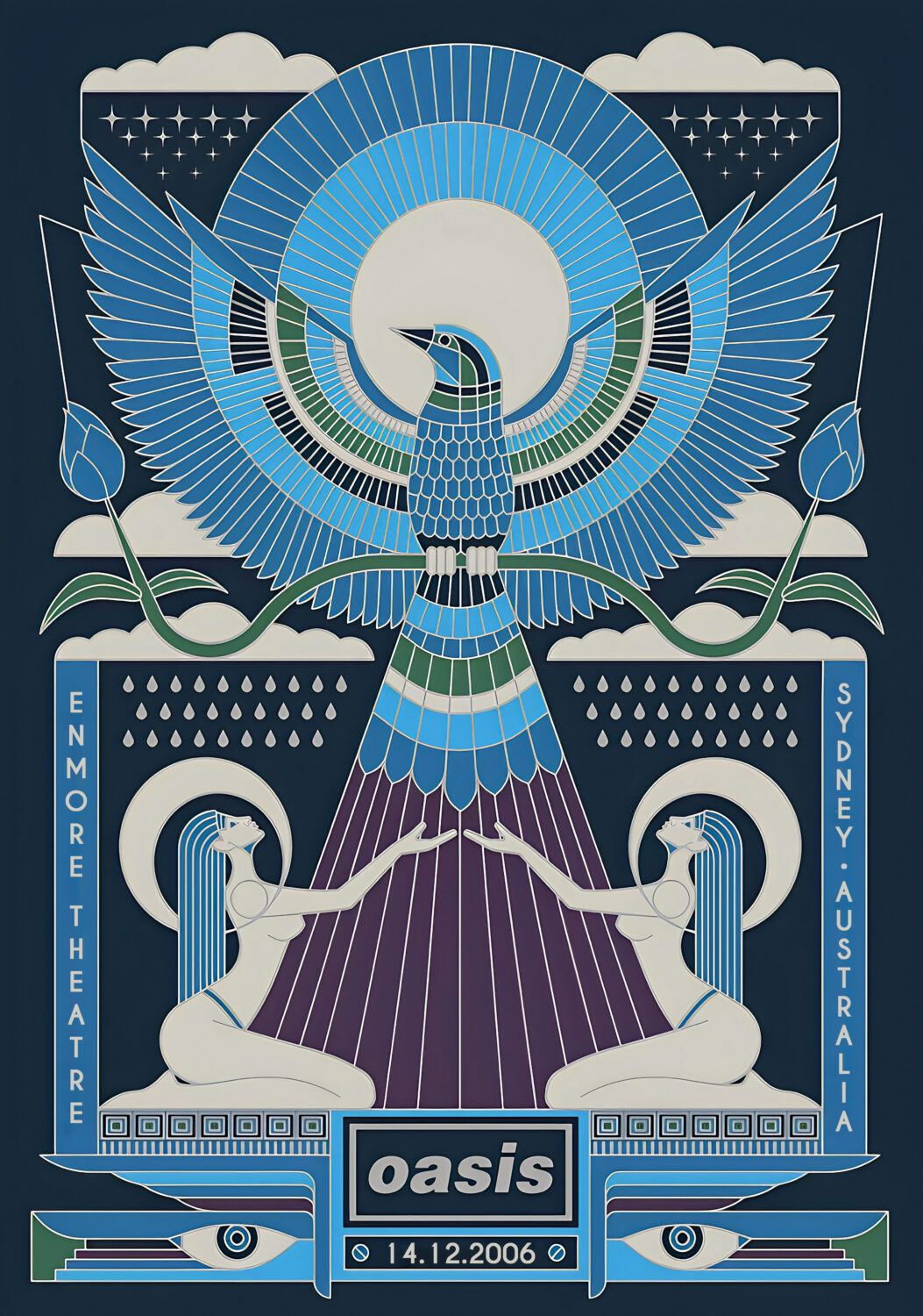 OASIS Don't Believe the Truth 2006 Tour SYDNEY Enmore Theatre Poster Print