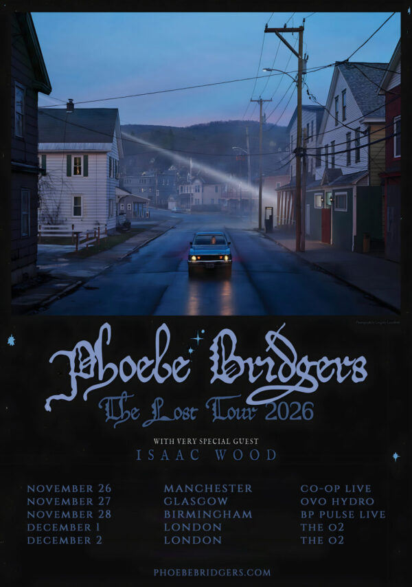 PHOEBE BRIDGERS The Lost 2026 UK Arena Tour Poster Print