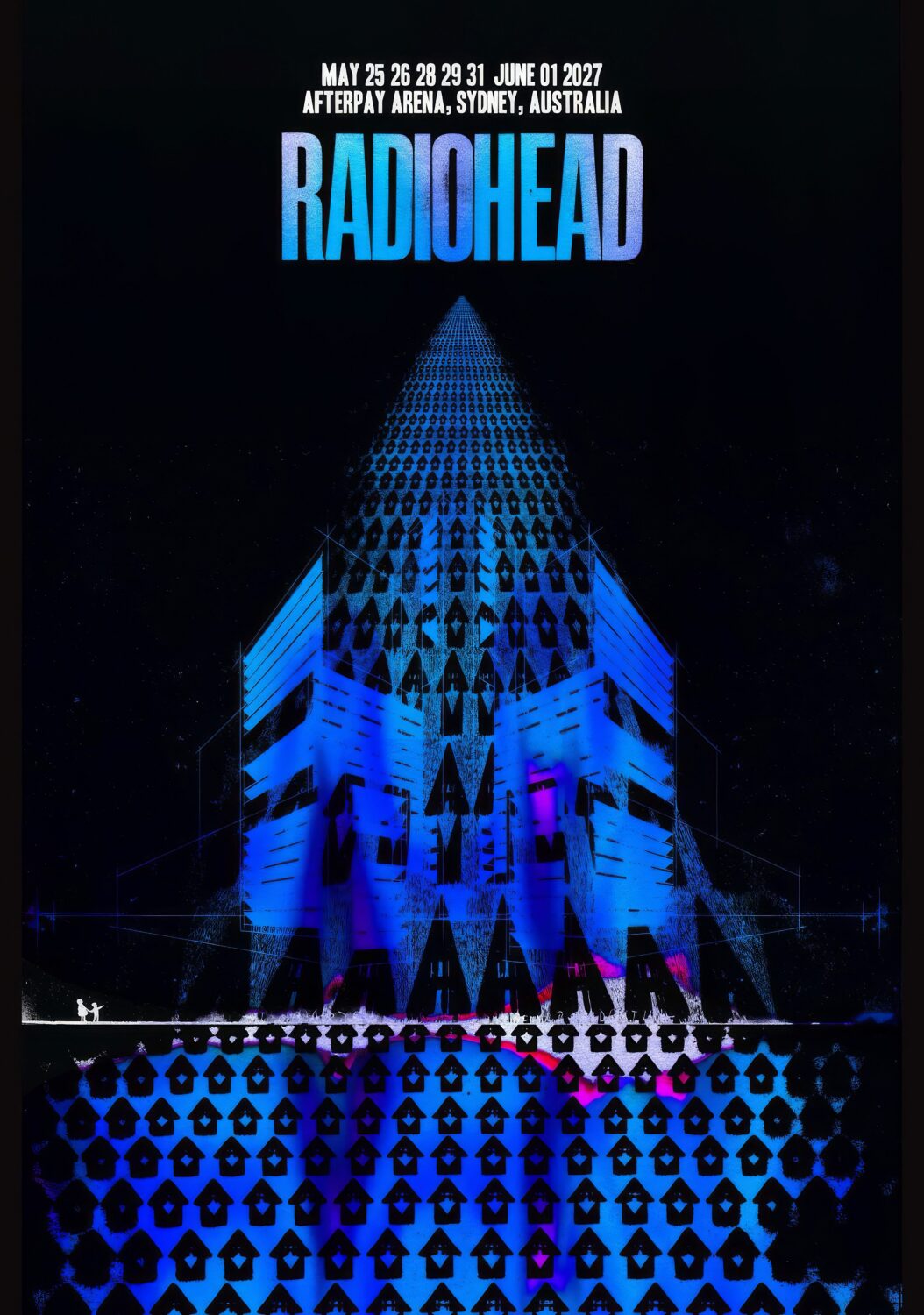 RADIOHEAD Live 2027 Australia Tour SYDNEY Afterpay Arena Poster Print
