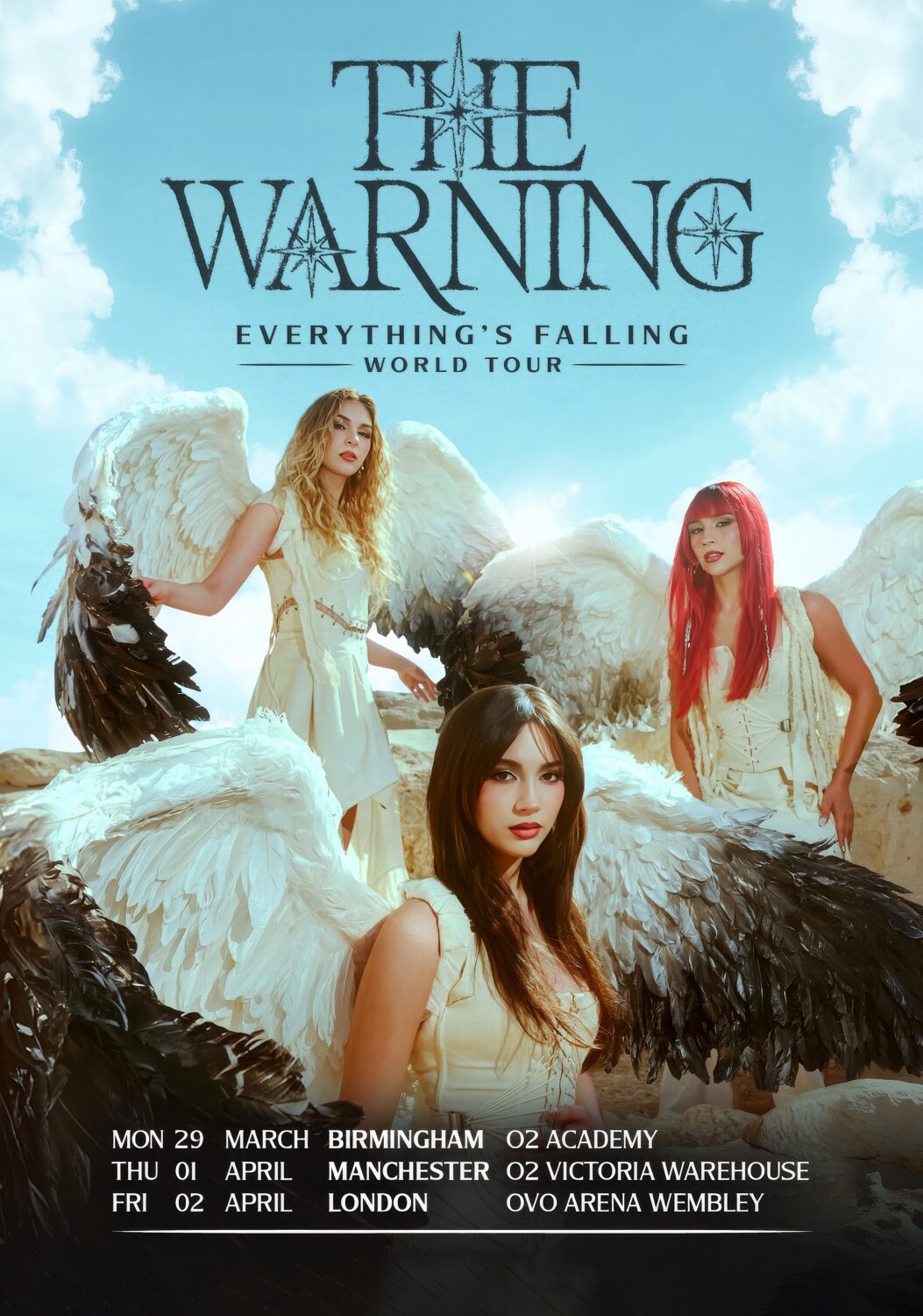 THE WARNING (band) Everything?s Falling 2027 UK Tour Poster Print