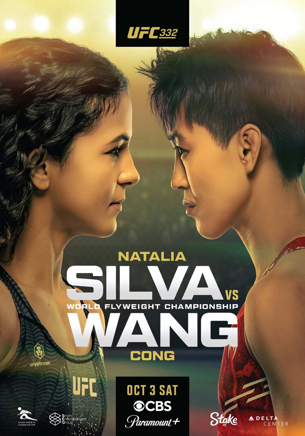 UFC 332 Natália Silva vs. Wang Cong 2026 Fight UFC Poster Print