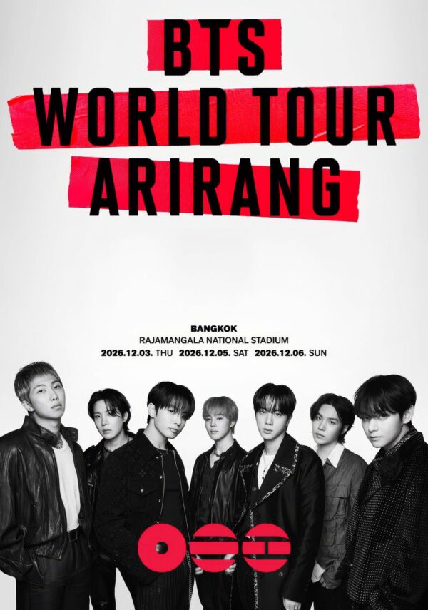 BTS (band) Arirang 2026 Tour BANGKOK Rajamangala Stadium Poster Print