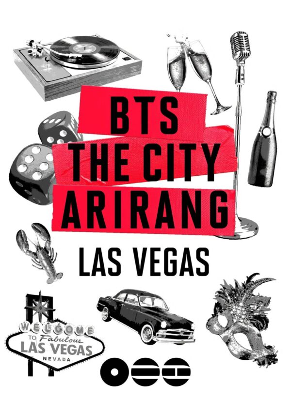 BTS 9band) Arirang 2026 Tour LAS VEGAS Allegiant Stadium Poster Print