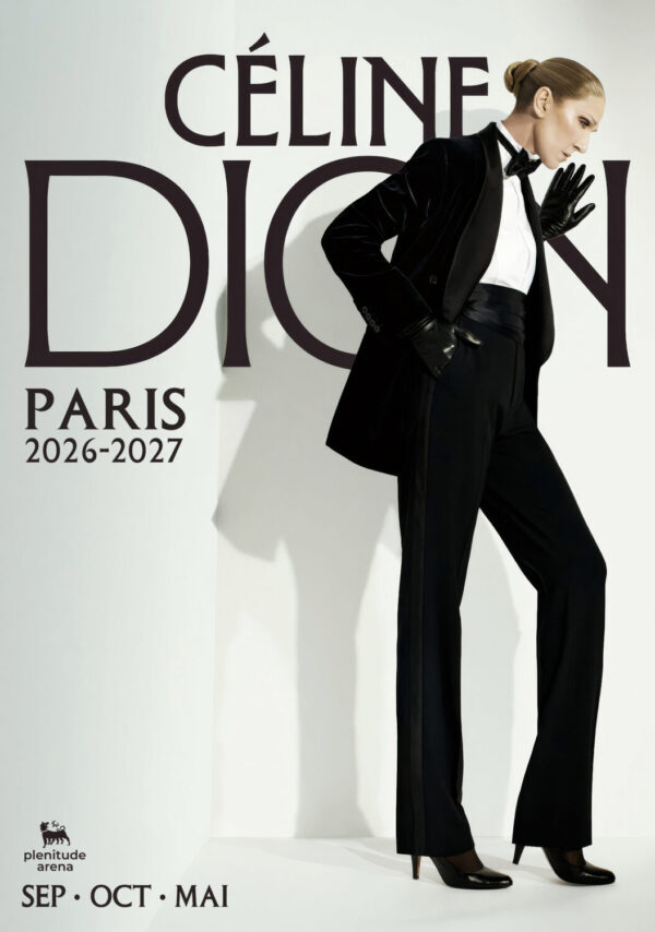 CELINE DION Live PARIS Plenitude Arena 2026-2027 Tour Poster Print