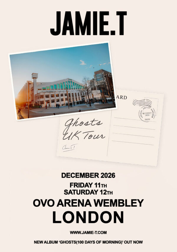 JAMIE T Ghosts 2026 Tour LONDON Wembley Arena Poster Print