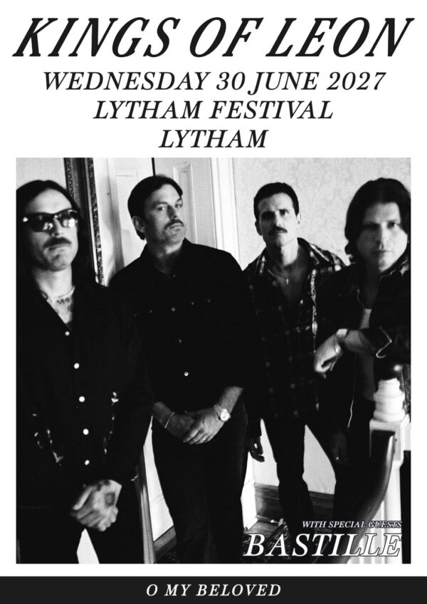 KINGS OF LEON O My Beloved 2027 Tour LYTHAM Festival - 30 June 2027 Poster Print