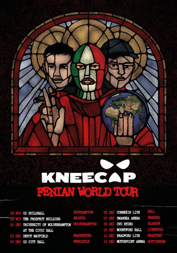 KNEECAP Fenian 2026 UK Tour Poster