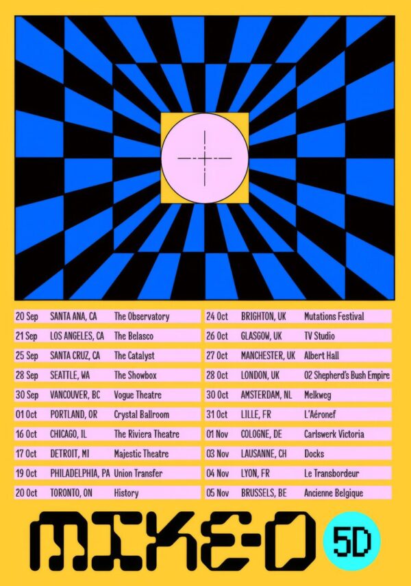 MIKE-D (Beastie Boys) Thank You 2026 UK & World Tour Poster Print