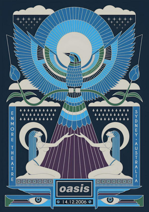 OASIS Don't Believe the Truth 2006 Tour SYDNEY Enmore Theatre Poster Print