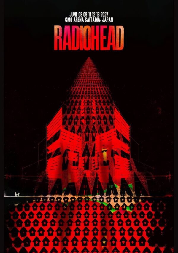RADIOHEAD Live 2027 Japan Tour SAITAMA GMO Arena Poster Print