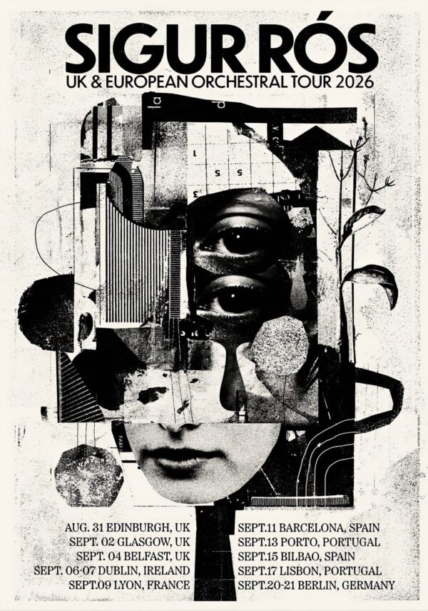 SIGUR ROS (Sigur R?s) Live Orchestral 2026 UK & Europe Tour Poster Print