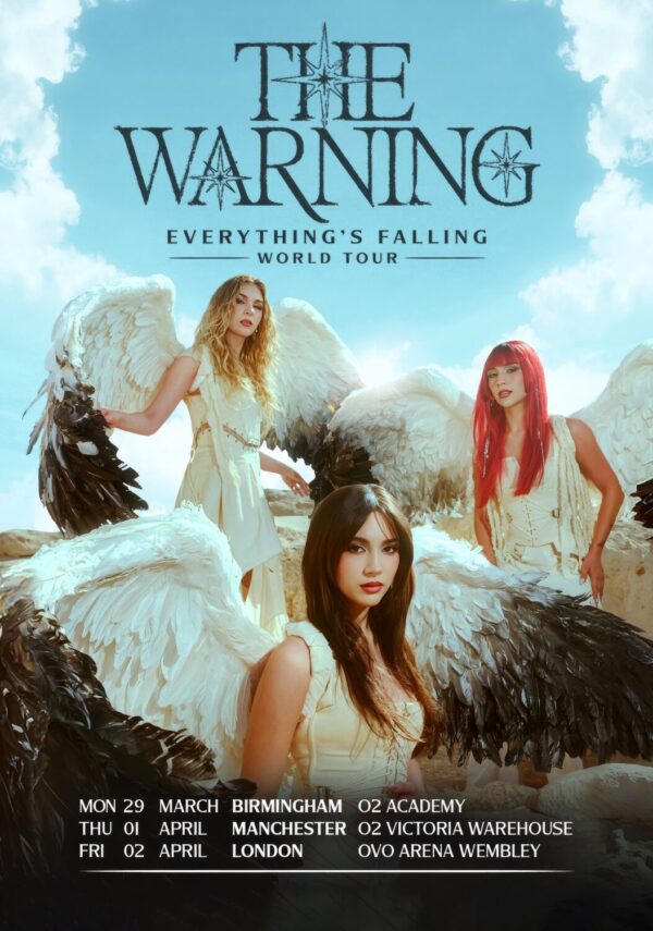 THE WARNING (band) Everything?s Falling 2027 UK Tour Poster Print
