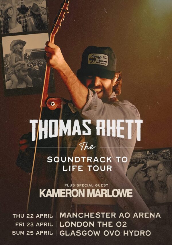 THOMAS RHETT The Soundtrack to Life 2027 UK Arena Tour Poster Print