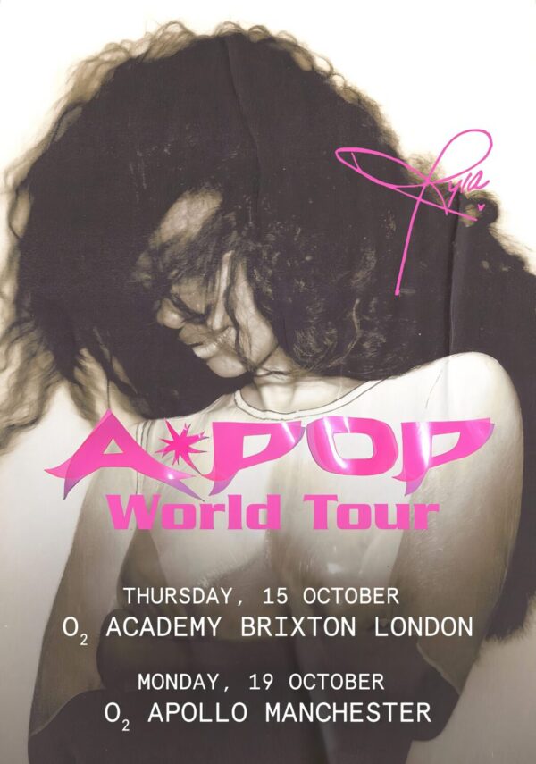 TYLA (singer) A*POP 2026 Tour LONDON - MANCHESTER Poster Print