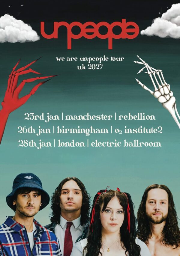UNPEOPLE We Are Unpeople 2027 UK Tour Poster Print