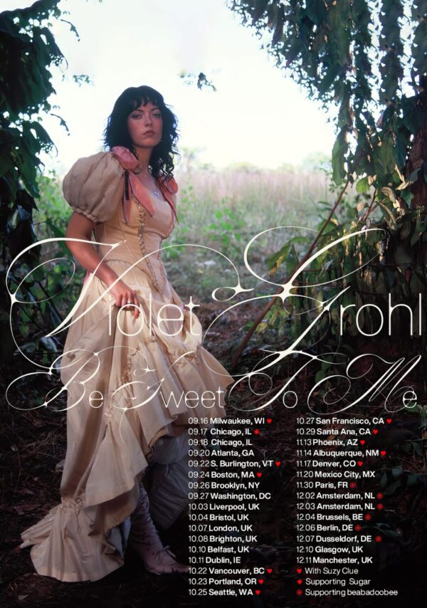 VIOLET GROHL Be Sweet To Me 2026 World Tour Poster Print