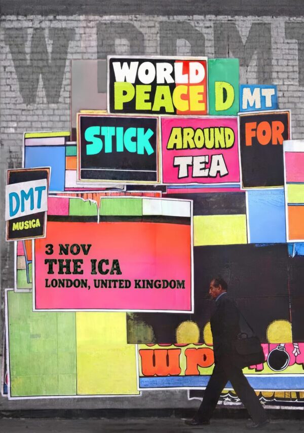 WORLDPEACE DMT Stick Around For Tea 2026 Tour LONDON ICA Poster Print